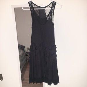 Marc by Marc Jacobs black mesh lace dress